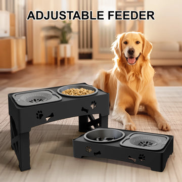 Adjustable Double Pet Bowl