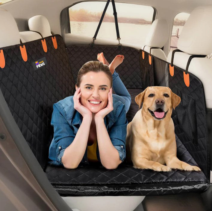 Premo Paws™ - Hard button dog car seat protector