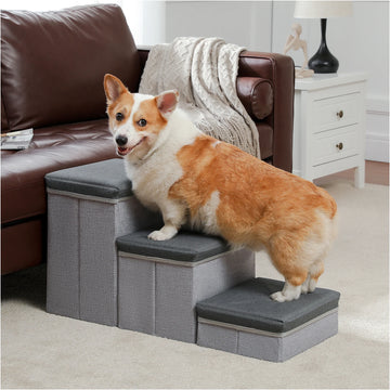 Foldable Dog Stairs Storage