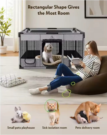 Portable Mesh Playpen Fence